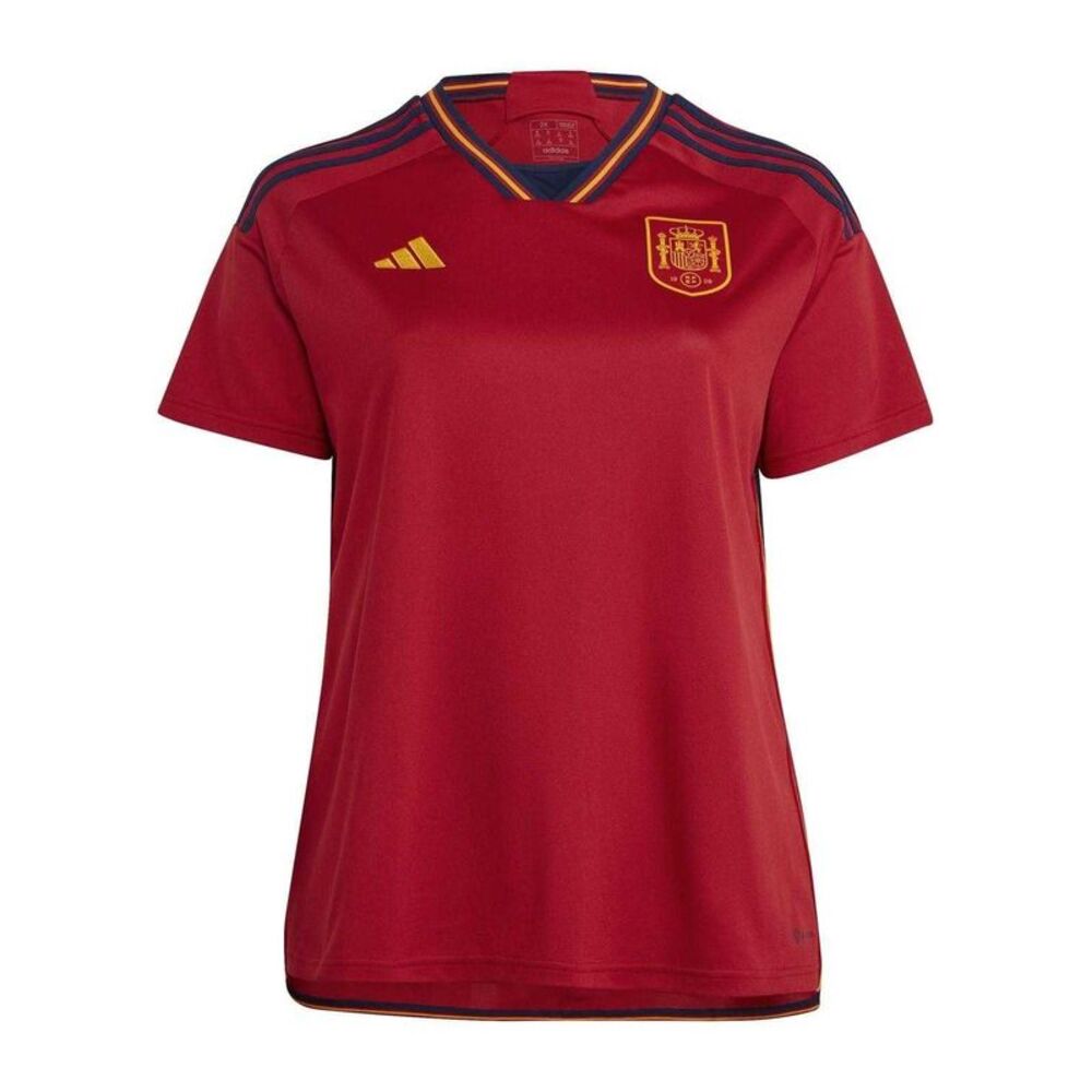 Spain Womens/Ladies 2022 Adidas Home Jersey / Red